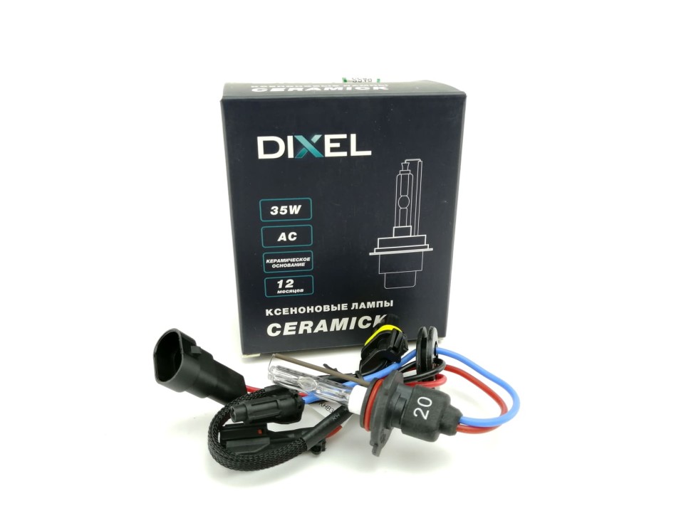 Ксенон лампа HB4 6000k Dixel CN +30%