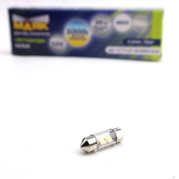 Светодиод C5W 31мм 12V 4 smd 3528 Маяк