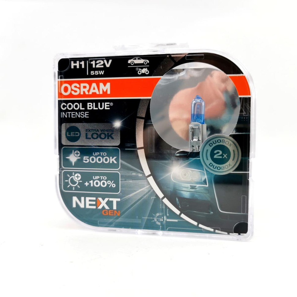 Лампа H1 OSRAM Next 5000k +100%
