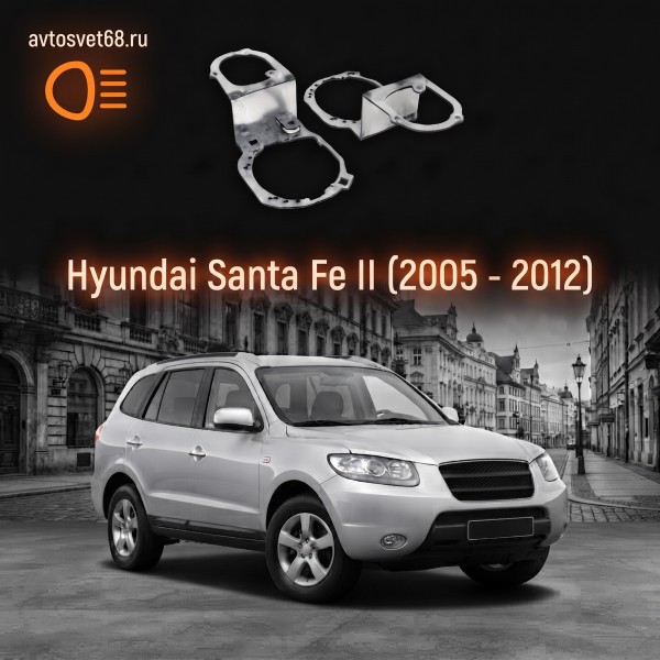 Переходные рамки Hyundai Santa Fe II (2005 - 2012)