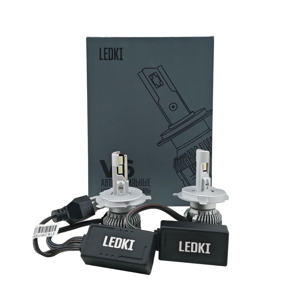 Светодиоды H4 LEDKI V6 6000k