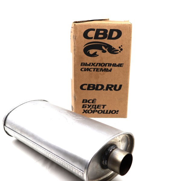 Глушитель основной, прямоточный CBD