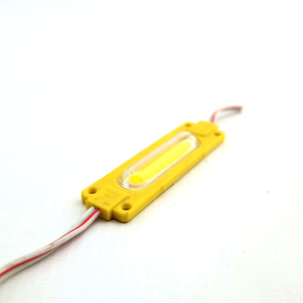 Светодиодный модуль COB желтый 24V