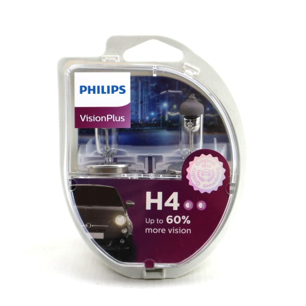 Лампа H4 PHILIPS Vision Plus +60%