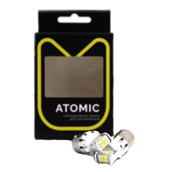 Светодиодная лампа P21/5W белая Atomic