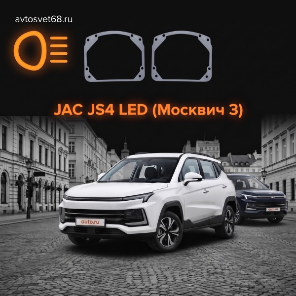 Переходные рамки JAC JS4 LED (Москвич 3)
