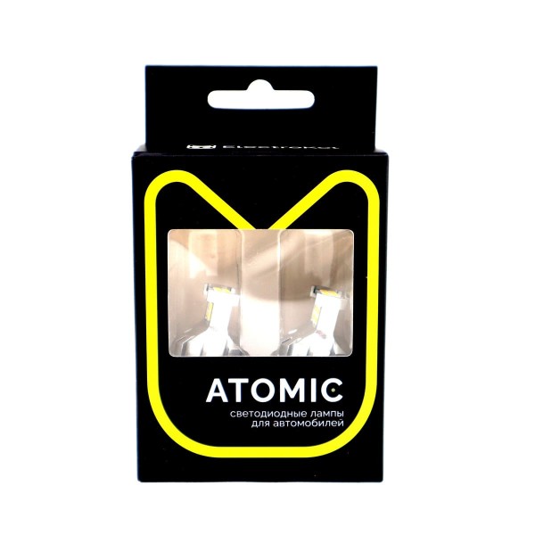 Светодиодная лампа W21/5W белая Atomic