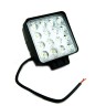 Фара светодиод. дополнит. 16 cree 12v slim mini + flash режим