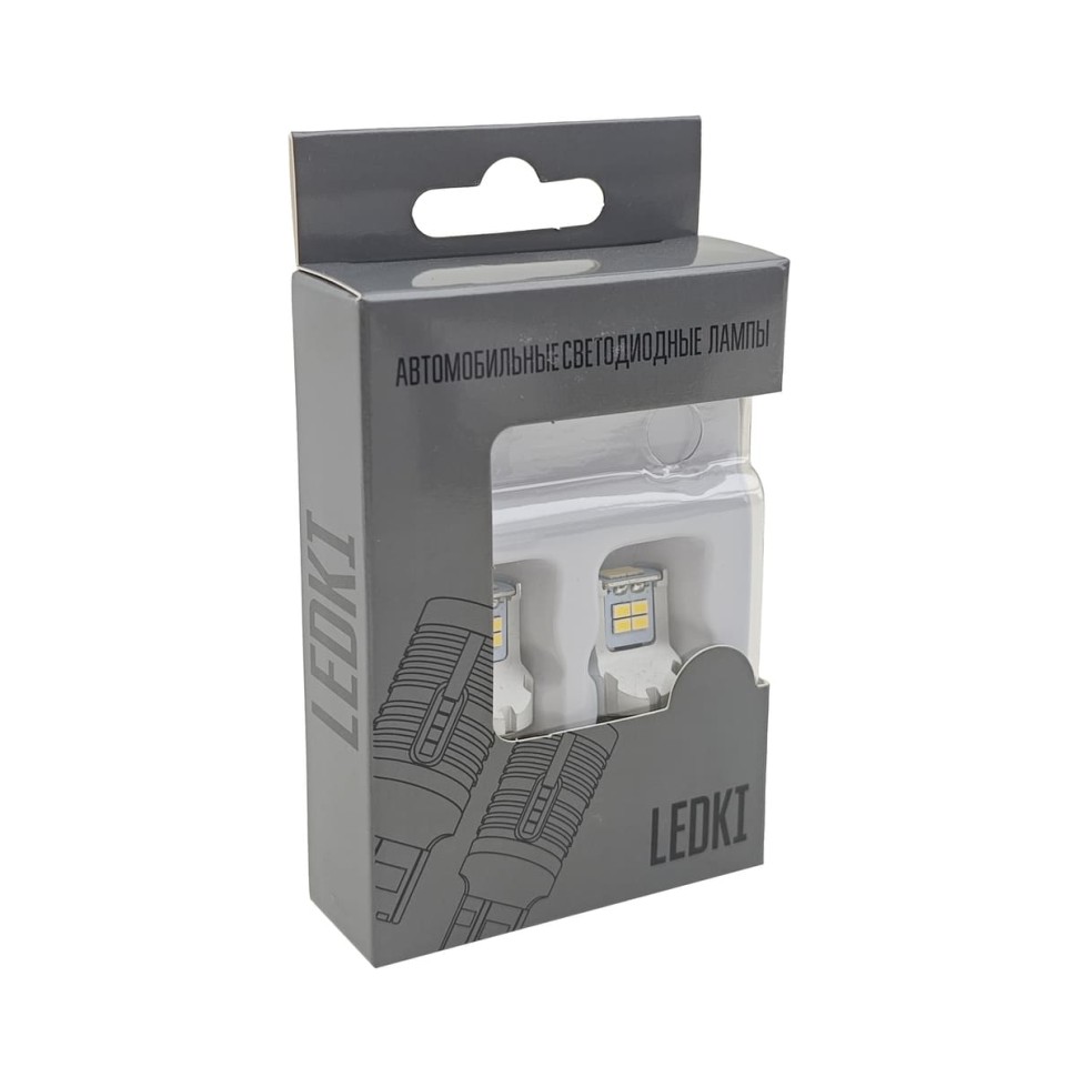 Светодиодные лампы P21/5W белая LEDKI APR