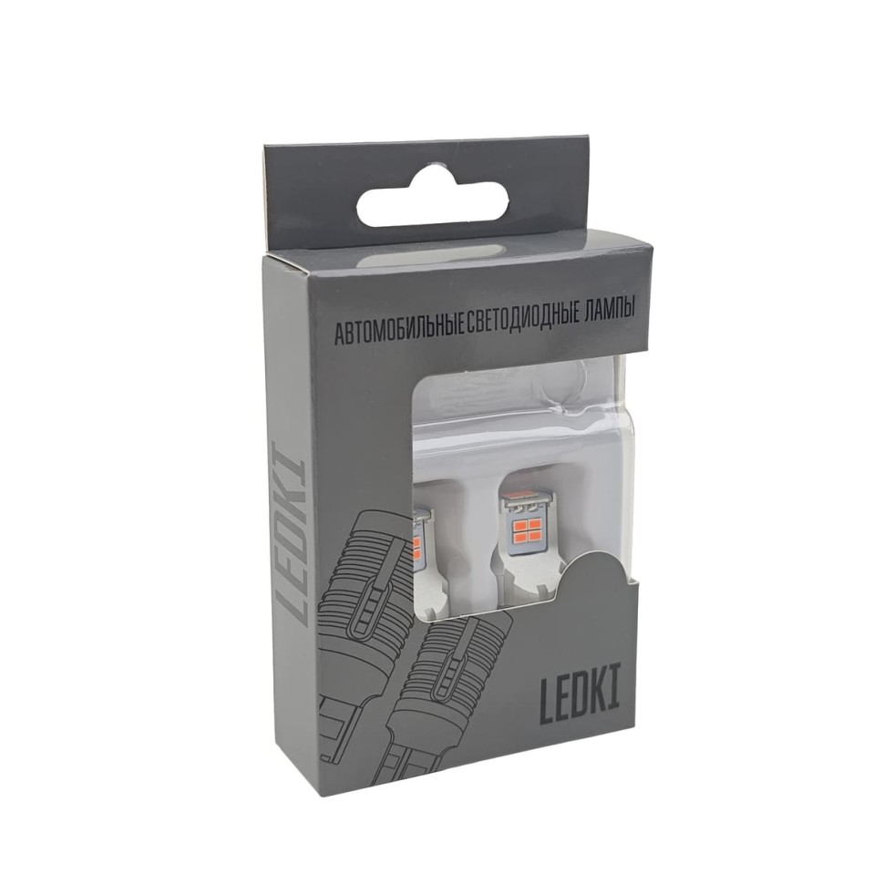 Светодиодные лампы PR21W красная LEDKI APR