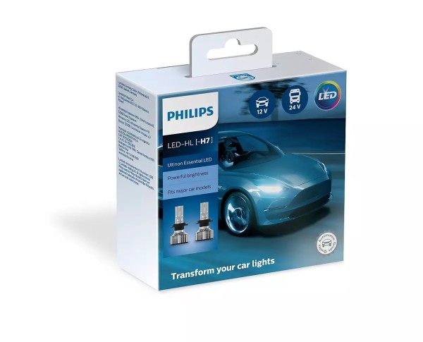 Светодиоды H7 Philips Ultinon Essetial 6500k