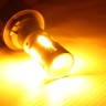 Светодиодные лампы PY21W желтая LEDKI BA 2020 со смещением 9-30V