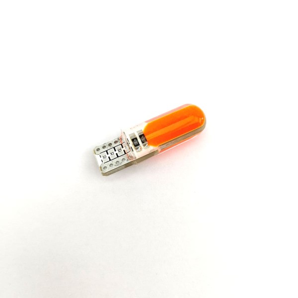 Светодиод W5W COB силикон красный