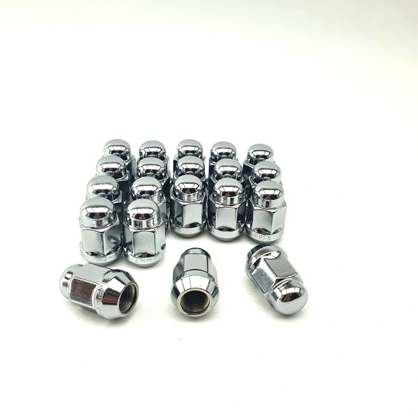 Гайка колеса М12х1,5 (конус кл.19) h=35 хром ВЕКТОР