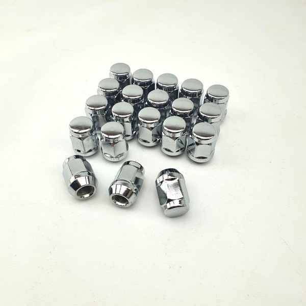 Гайка колеса М12х1,5 (конус кл.21) h=35 хром ВЕКТОР