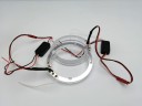 Ангельские глазки LED 3 дюйма 95мм белые 2 режима 9-15в 1 к-т